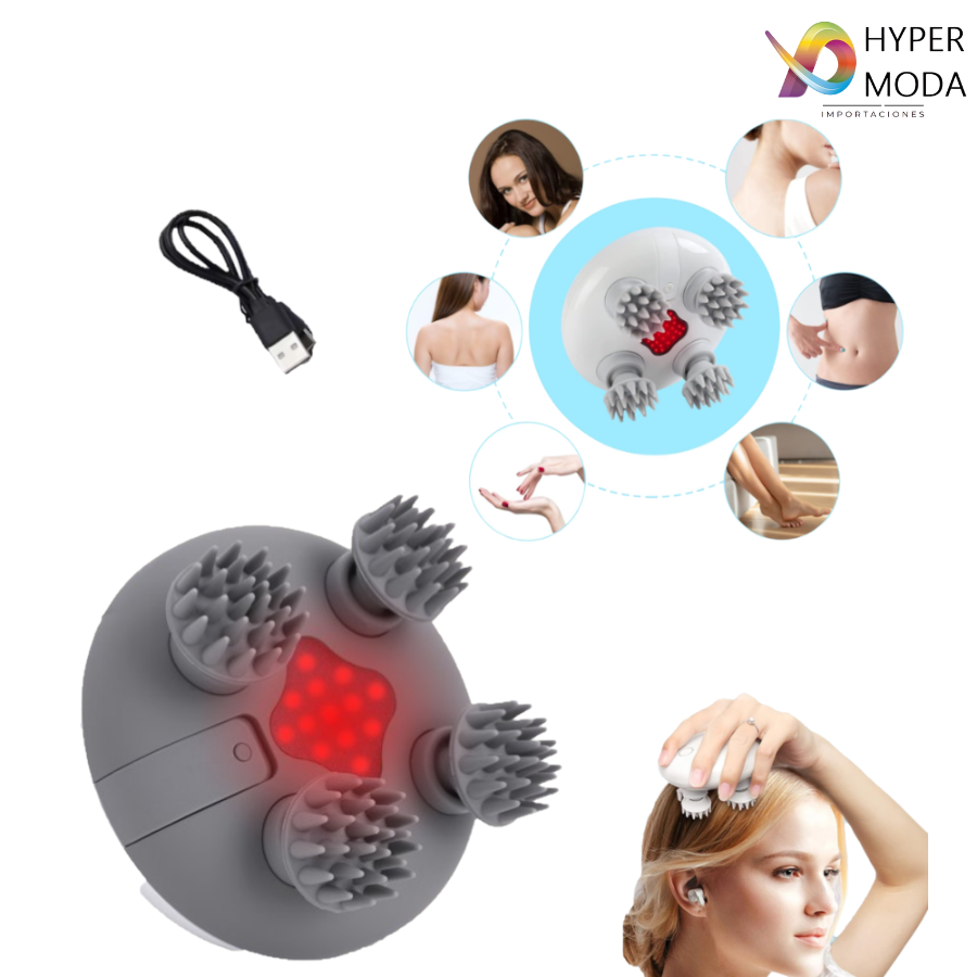 Masajeador de Cabeza Cuero Cabelludo